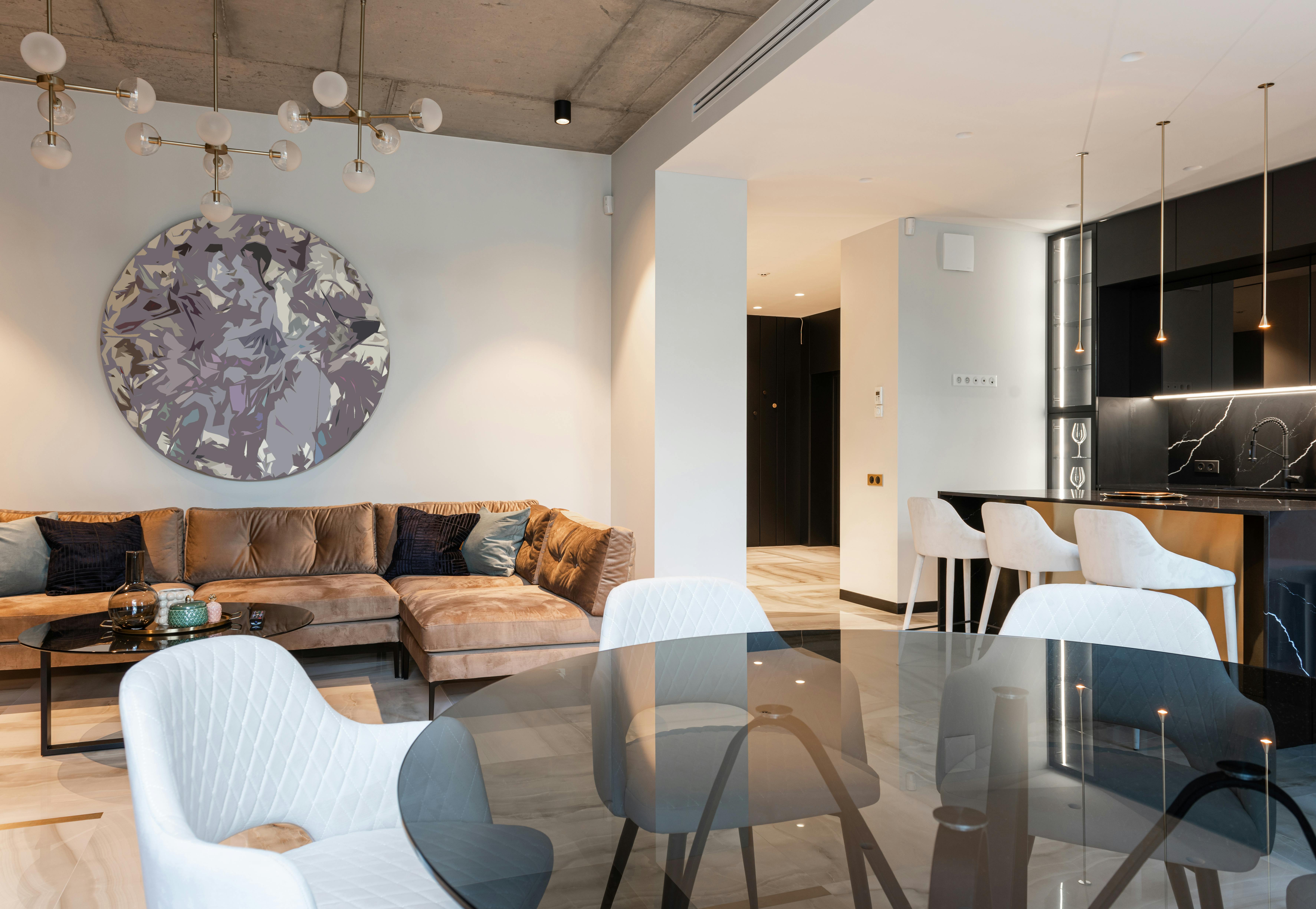 901 Brickell Key Blvd - Living Area